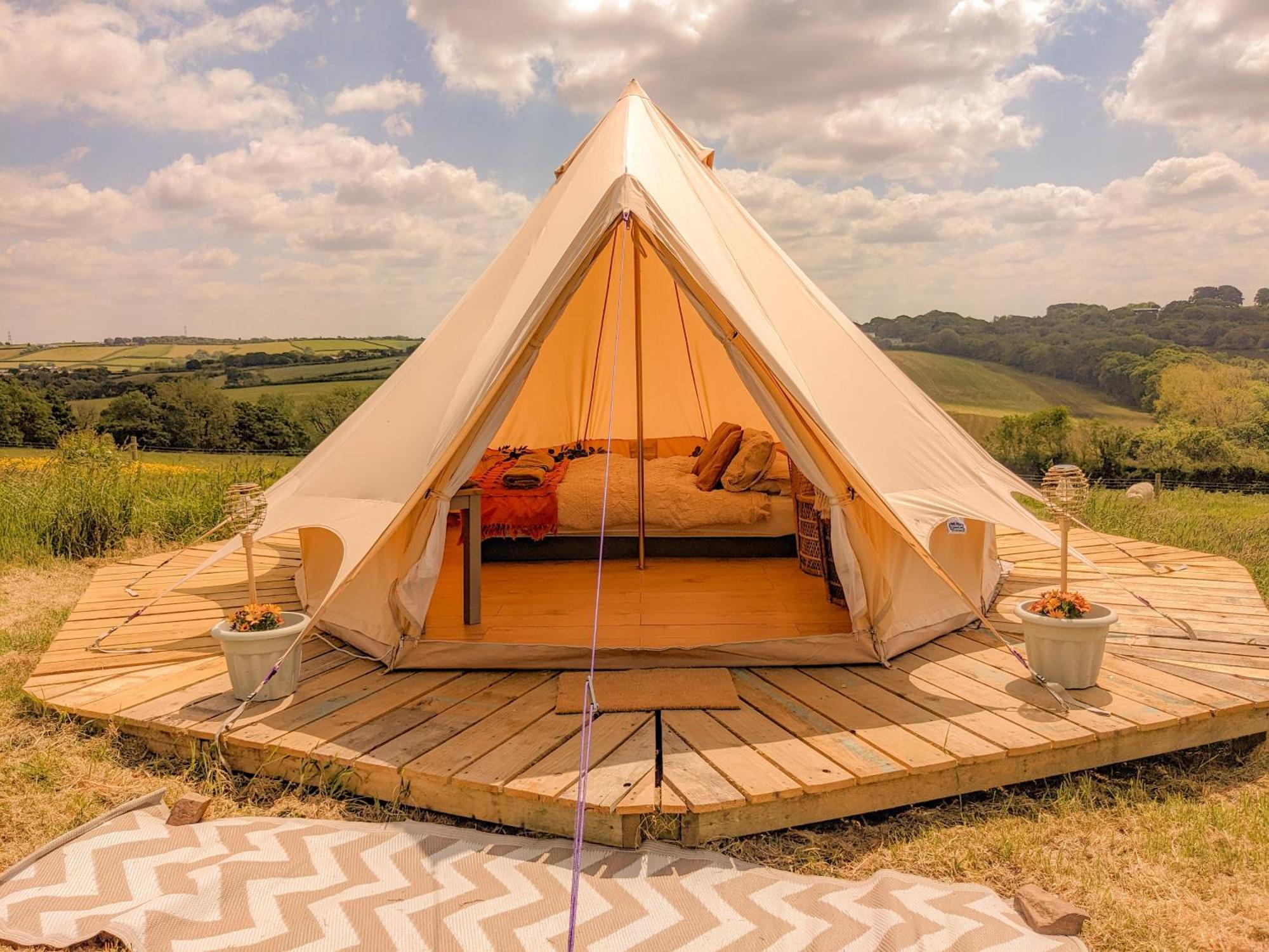 Immaculate Bell Tent Retreat North Devon Bideford Exterior photo