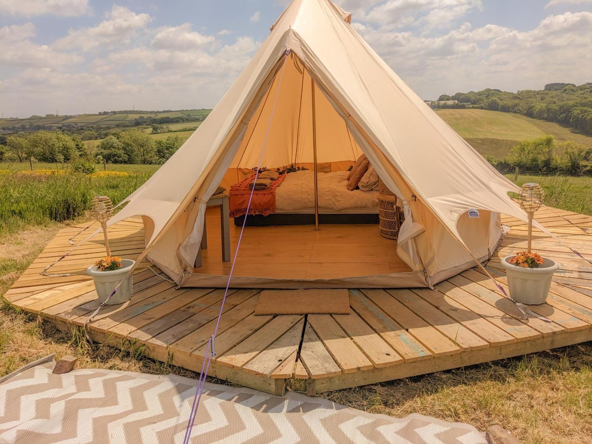 Immaculate Bell Tent Retreat North Devon Bideford Exterior photo