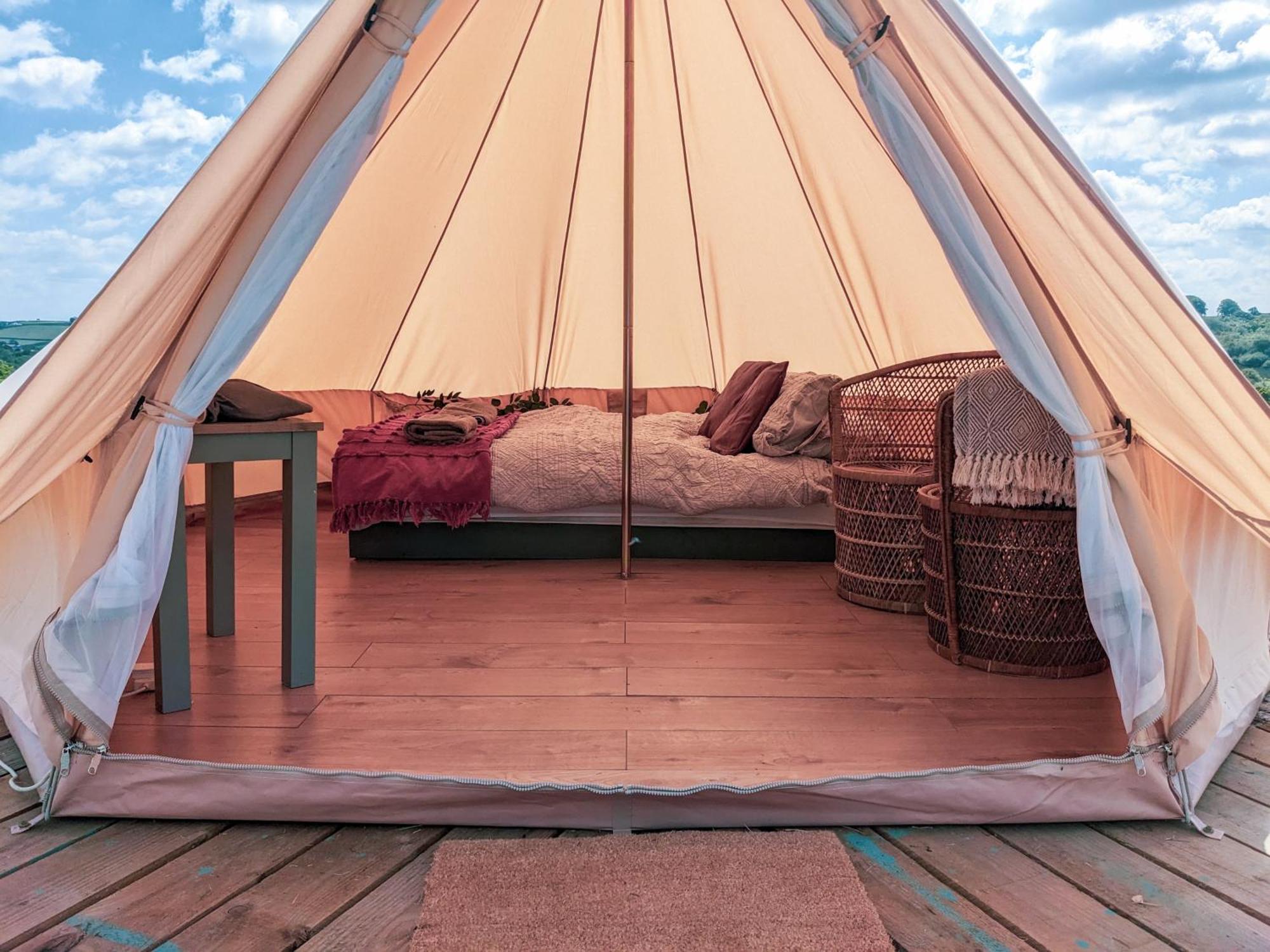 Immaculate Bell Tent Retreat North Devon Bideford Exterior photo